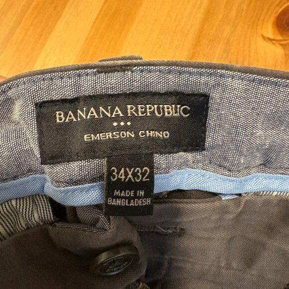Banana Republic Chinos Emerson Straight Fit 34x32 - Picture 3 of 3